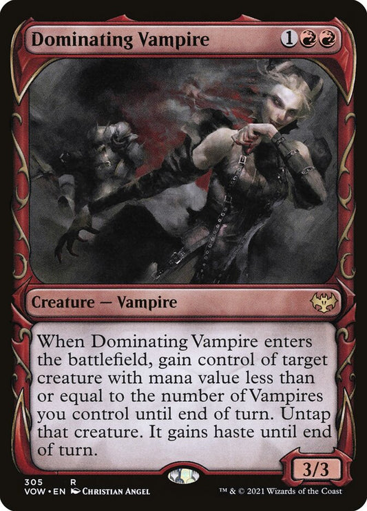 Dominating Vampire (Showcase): Innistrad: Crimson Vow