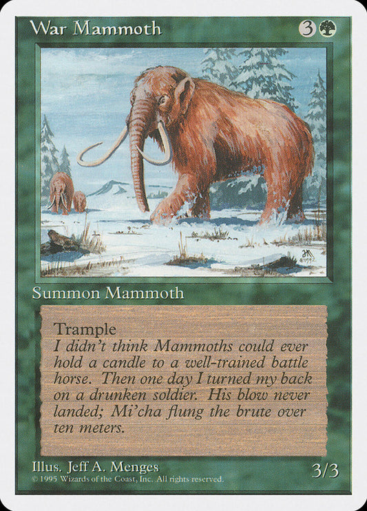 War Mammoth: Fourth Edition