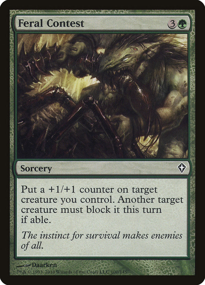Feral Contest - (Foil): Worldwake