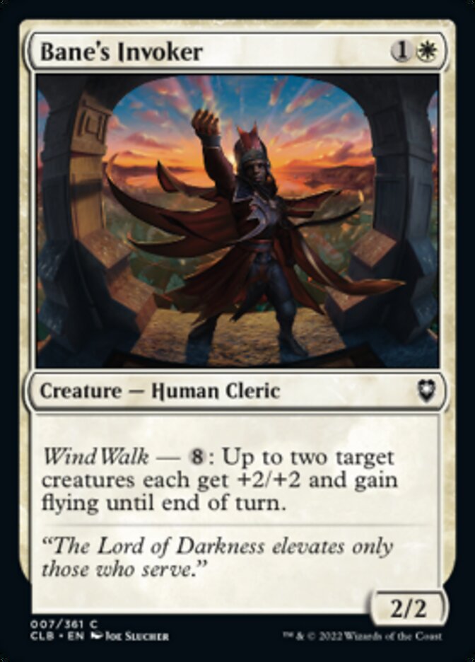 Bane's Invoker - (Foil): Commander Legends: Battle for Baldur's Gate