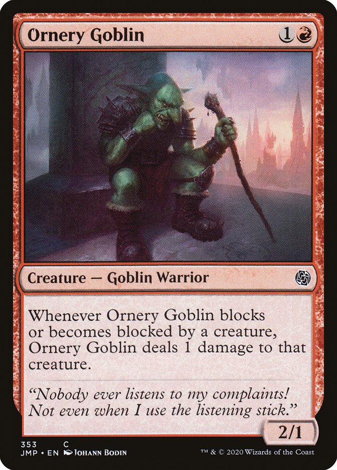 Ornery Goblin: Jumpstart