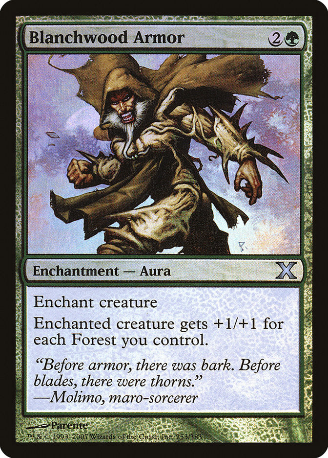 Blanchwood Armor - (Foil): Tenth Edition