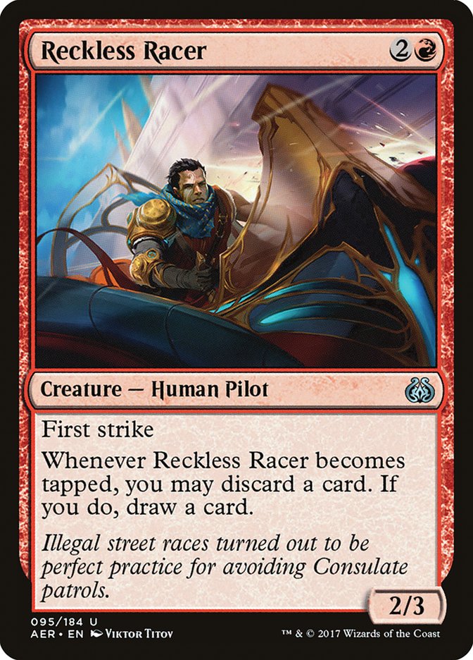 Reckless Racer - (Foil): Aether Revolt