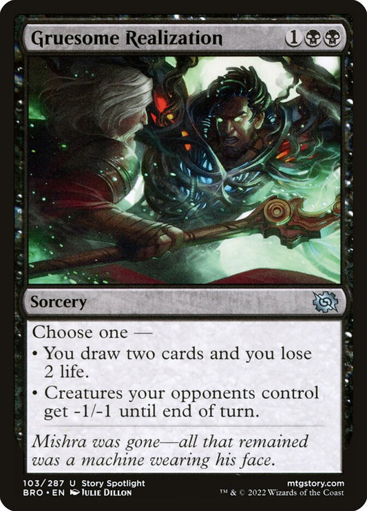Gruesome Realization - (Foil): The Brothers' War