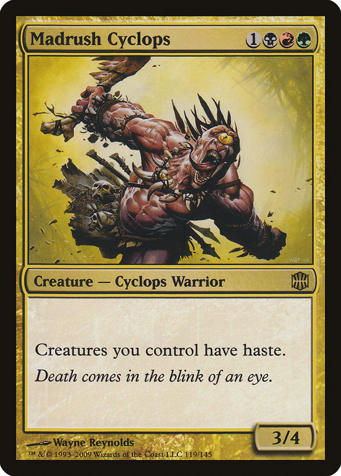 Madrush Cyclops - (Foil): Alara Reborn