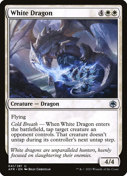 White Dragon - (Foil): Adventures in the Forgotten Realms