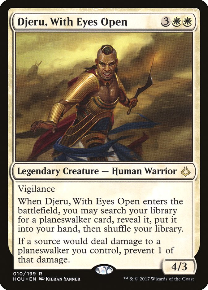 Djeru, With Eyes Open - (Foil): Hour of Devastation