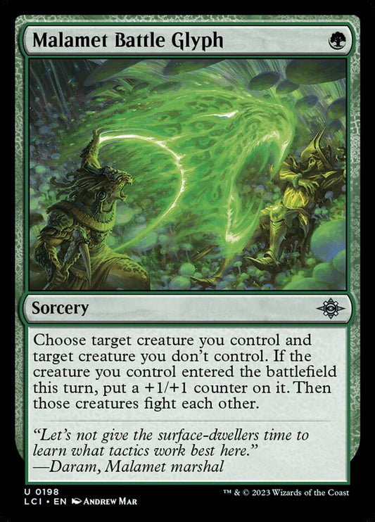 Malamet Battle Glyph - (Foil): Lost Caverns of Ixalan