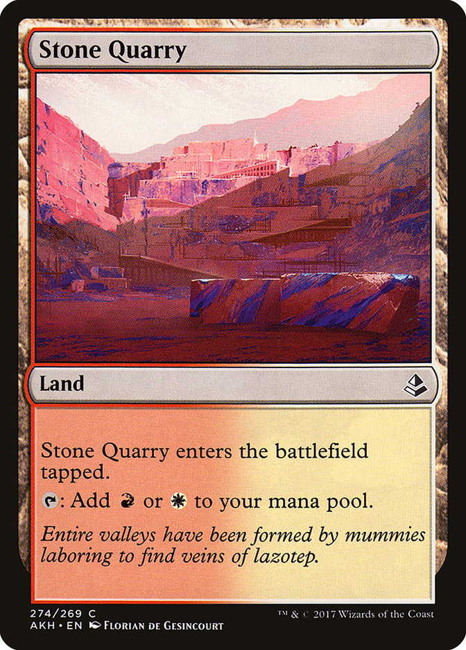 Stone Quarry (Planeswalker Deck): Amonkhet
