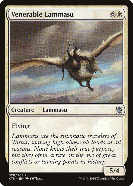 Venerable Lammasu - (Foil): Khans of Tarkir