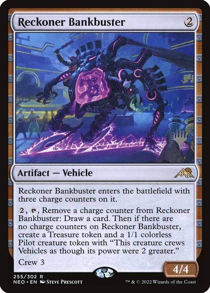 Reckoner Bankbuster - (Foil): Kamigawa: Neon Dynasty Promos