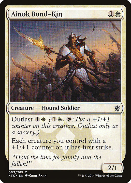 Ainok Bond-Kin - (Foil): Khans of Tarkir