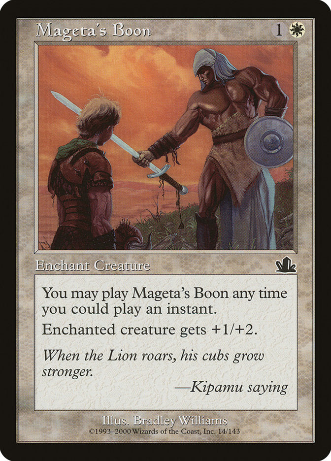 Mageta's Boon: Prophecy