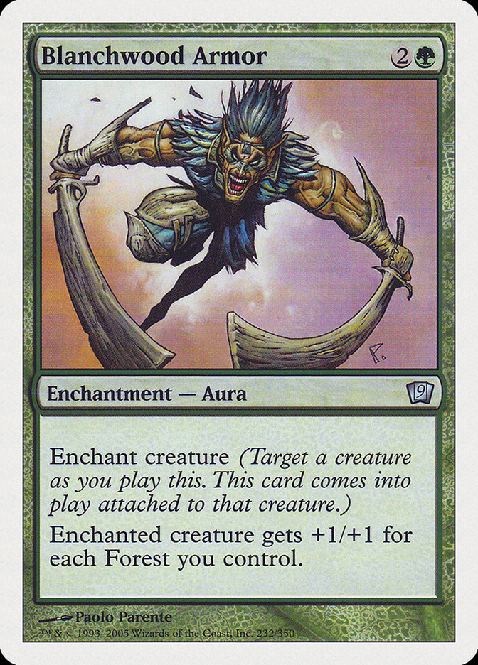 Blanchwood Armor: Ninth Edition