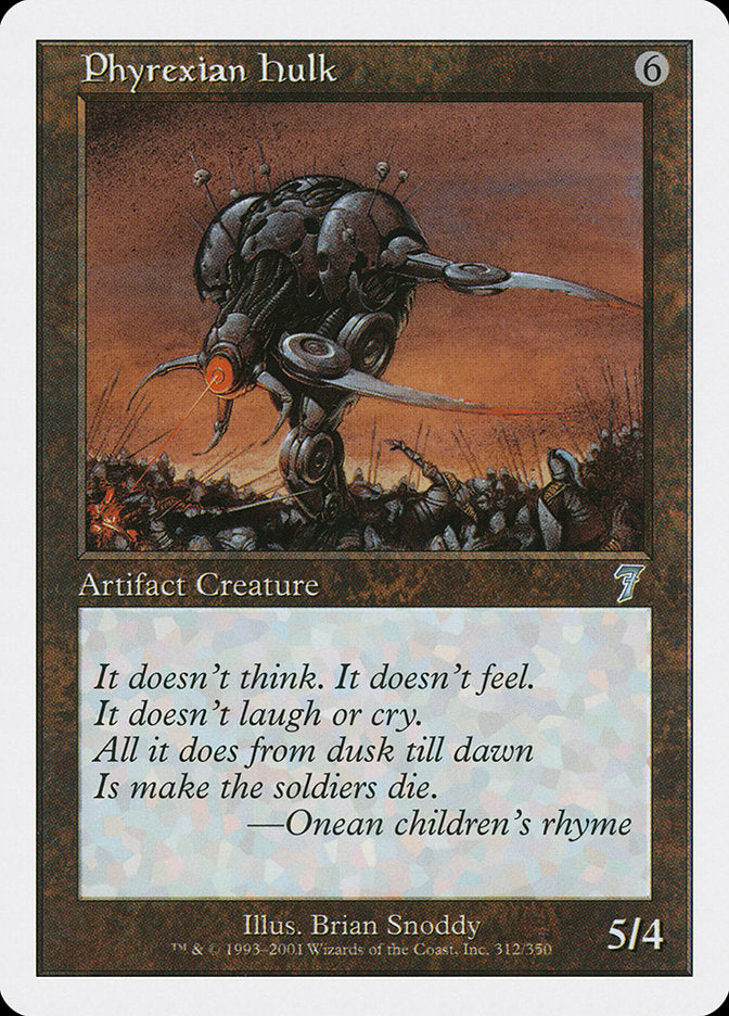 Phyrexian Hulk - (Foil): Seventh Edition