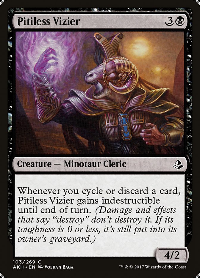 Pitiless Vizier - (Foil): Amonkhet