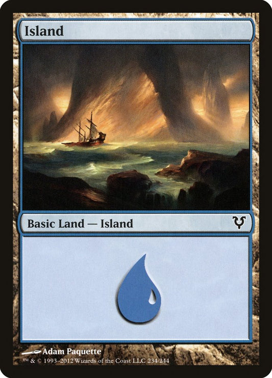 Island (#234) - (Foil): Avacyn Restored