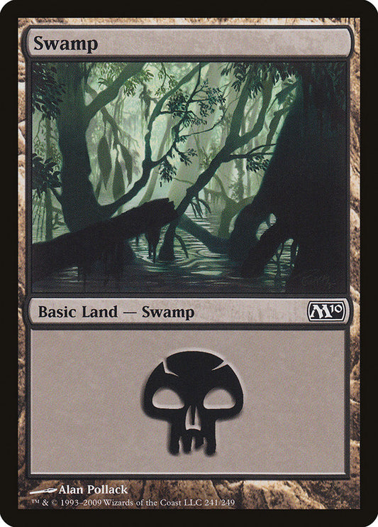 Swamp (#241) - (Foil): Magic 2010
