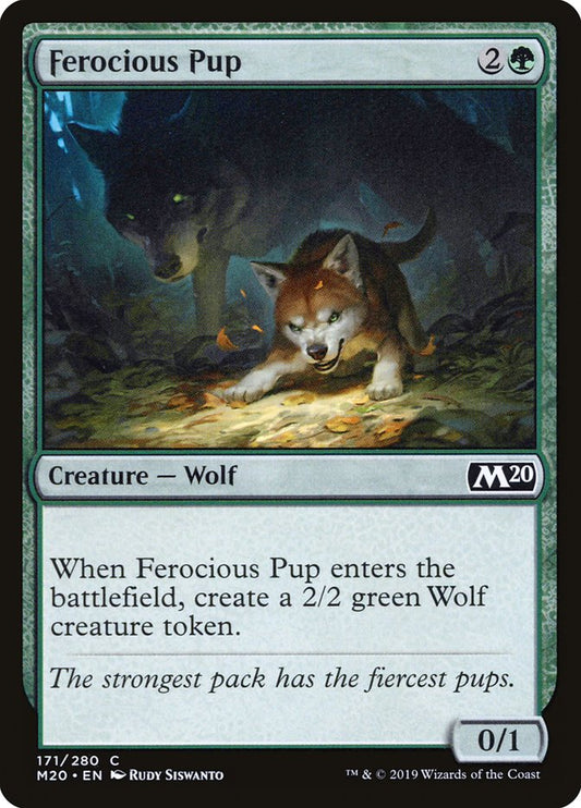 Ferocious Pup - (Foil): Core Set 2020