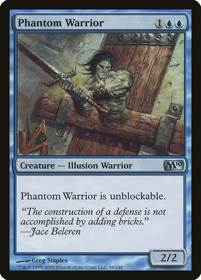 Phantom Warrior - (Foil): Magic 2010