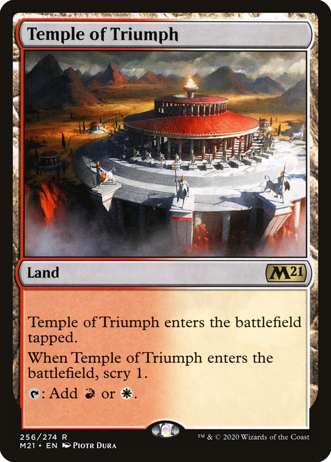 Temple of Triumph - (Foil): Core Set 2021
