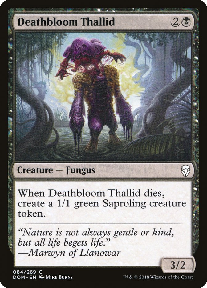 Deathbloom Thallid - (Foil): Dominaria
