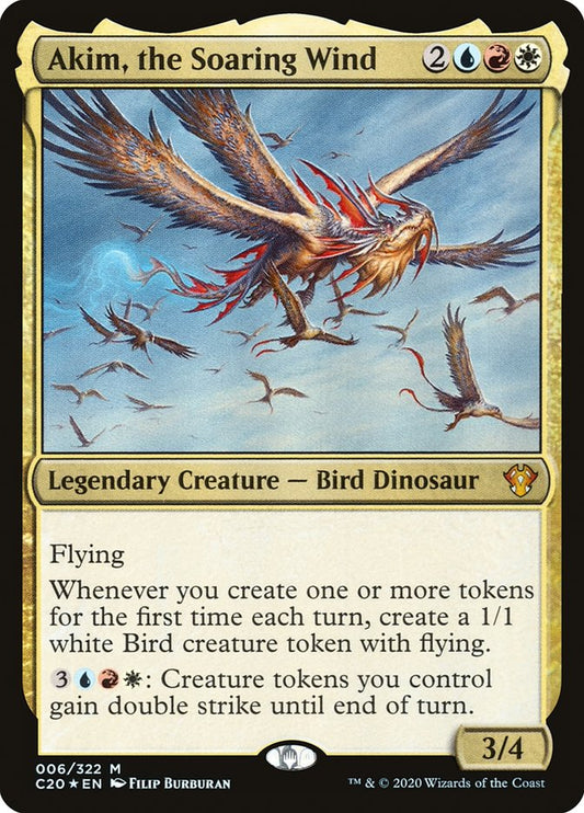 Akim, the Soaring Wind - (Foil): Commander 2020