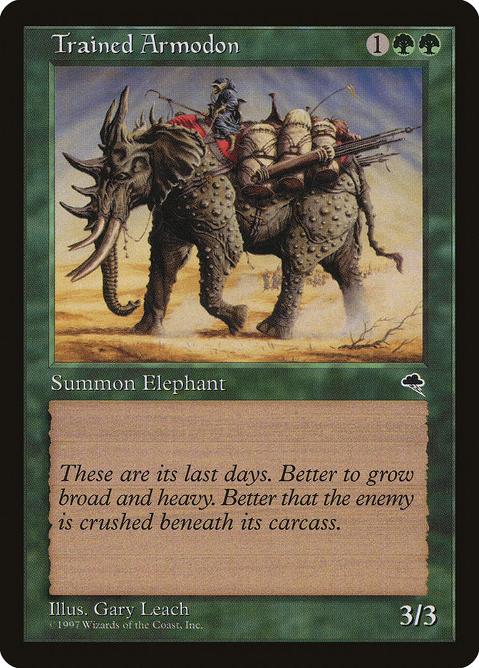 Trained Armodon: Tempest