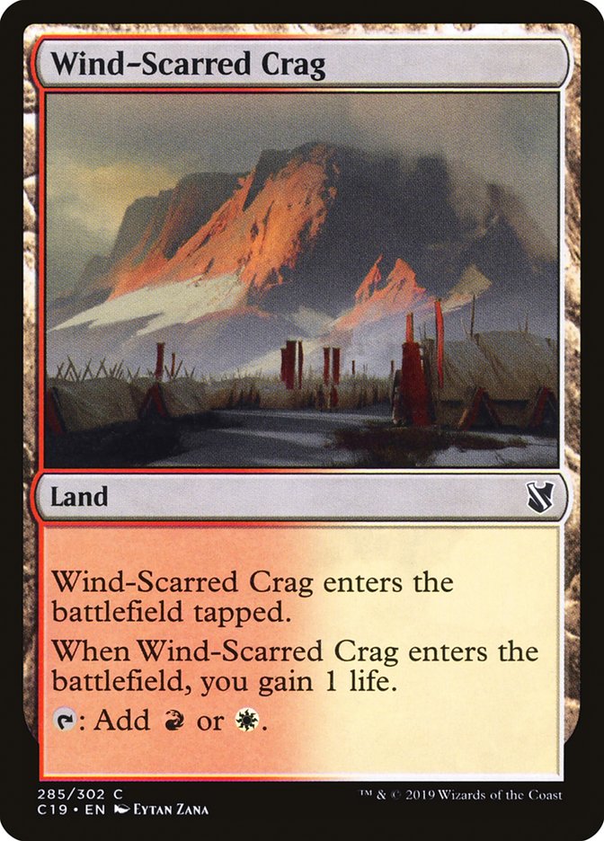 Wind-Scarred Crag: Commander 2019