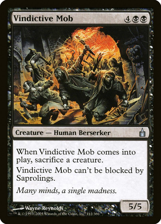 Vindictive Mob - (Foil): Ravnica: City of Guilds