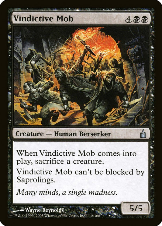 Vindictive Mob - (Foil): Ravnica: City of Guilds