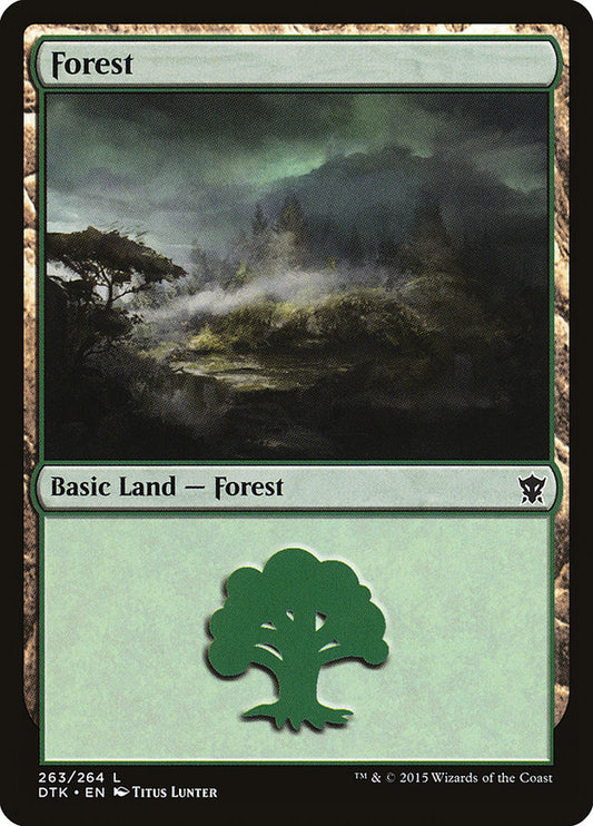 Forest (#263): Dragons of Tarkir