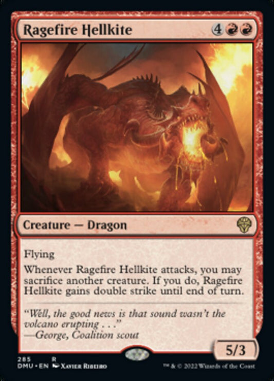 Ragefire Hellkite - (Foil): Dominaria United
