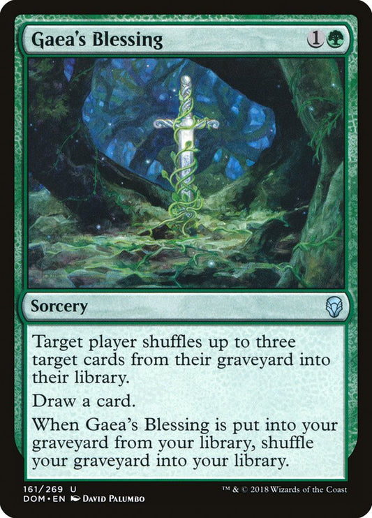 Gaea's Blessing - (Foil): Dominaria