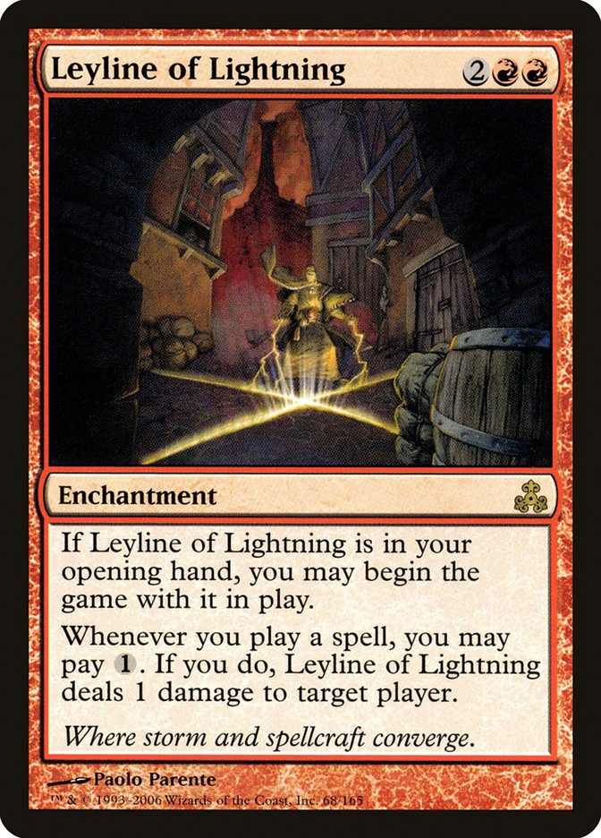 Leyline of Lightning - (Foil): Guildpact