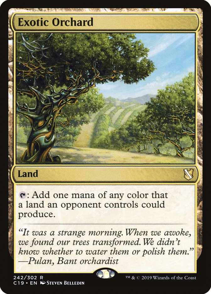 Exotic Orchard: Commander 2019