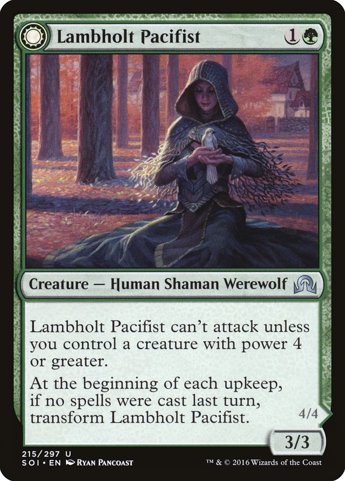 Lambholt Pacifist // Lambholt Butcher: Shadows over Innistrad