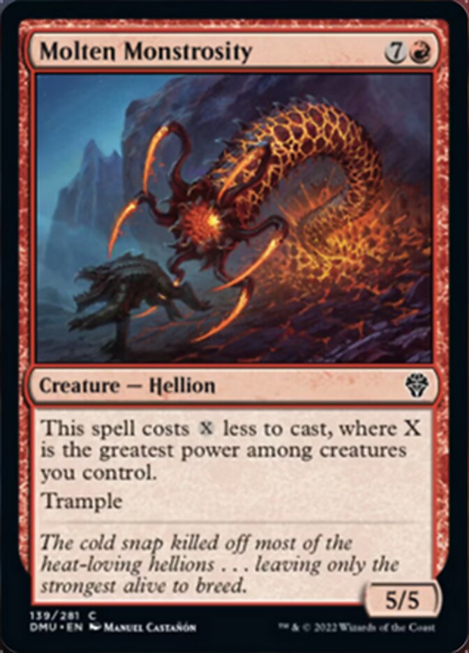 Molten Monstrosity - (Foil): Dominaria United