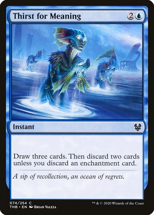 Thirst for Meaning - (Foil): Theros Beyond Death