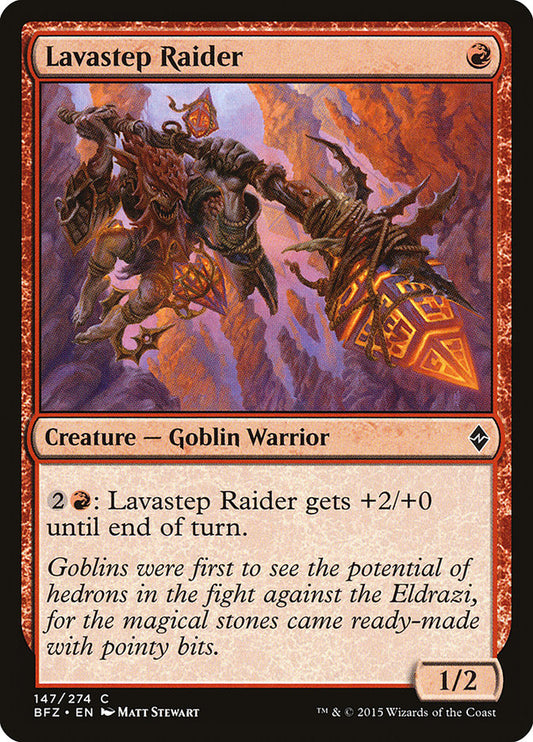 Lavastep Raider - (Foil): Battle for Zendikar