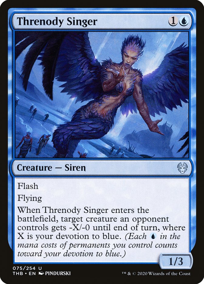 Threnody Singer - (Foil): Theros Beyond Death