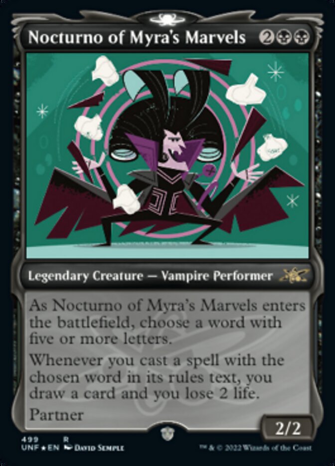 Nocturno of Myra's Marvels - (Foil): Unfinity