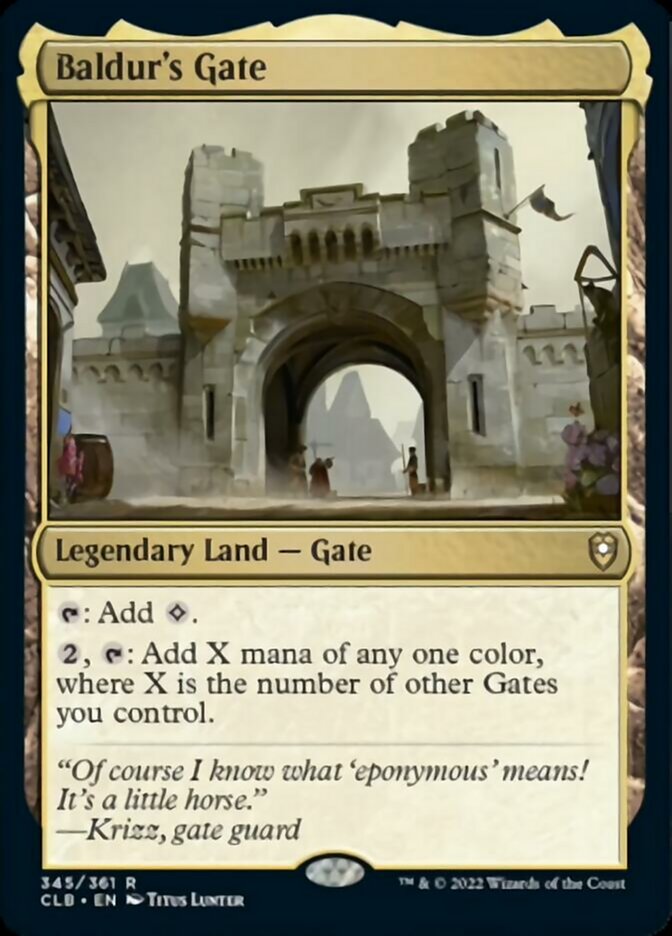 Baldur's Gate - (Foil): Commander Legends: Battle for Baldur's Gate