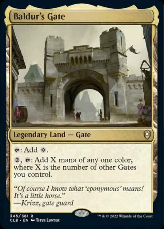 Baldur's Gate - (Foil): Commander Legends: Battle for Baldur's Gate