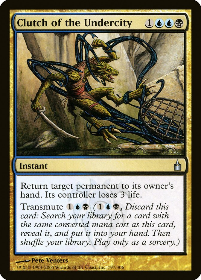 Clutch of the Undercity - (Foil): Ravnica: City of Guilds