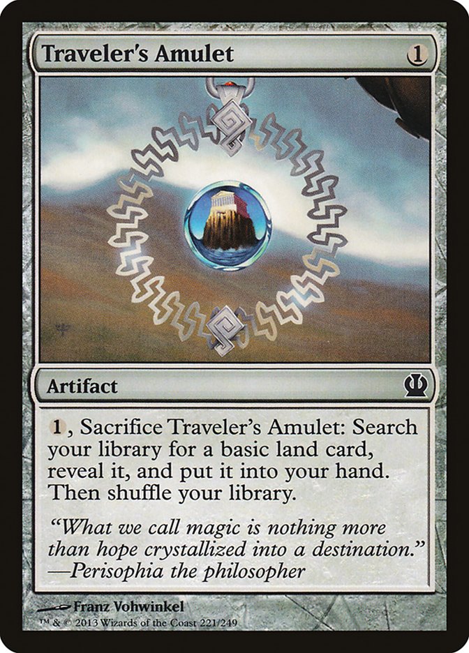 Traveler's Amulet - (Foil): Theros