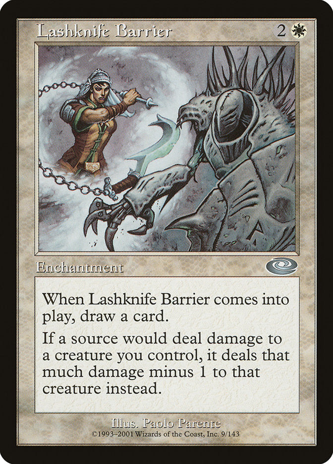 Lashknife Barrier - (Foil): Planeshift