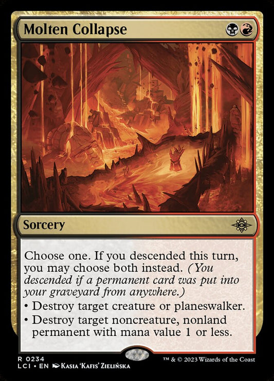 Molten Collapse - (Foil): Lost Caverns of Ixalan