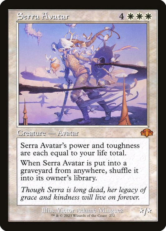 Serra Avatar (Retro Frame) - (Foil): Dominaria Remastered