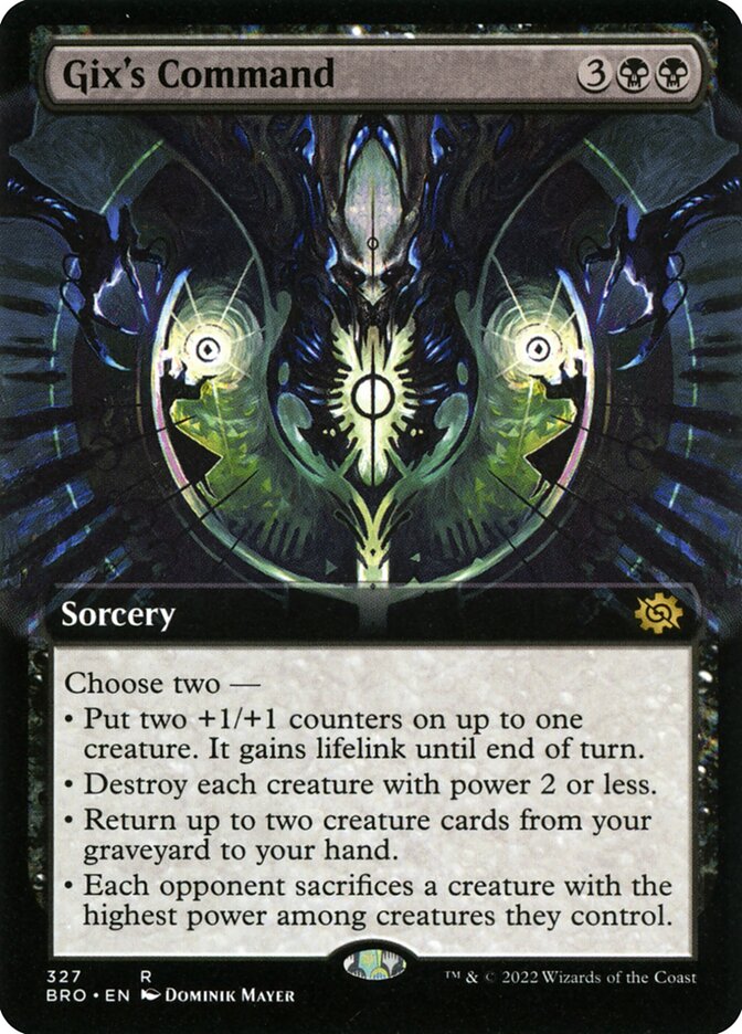 Gix's Command (Extended Art) - (Foil): The Brothers' War
